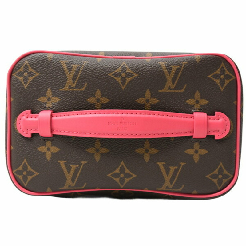 路易威登女士迷你化妝包/手拿包,Monogram 粉紅色,M46767,全新未使用-3