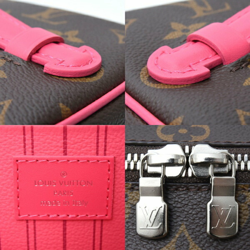 路易威登女士迷你化妝包/手拿包,Monogram 粉紅色,M46767,全新未使用-8