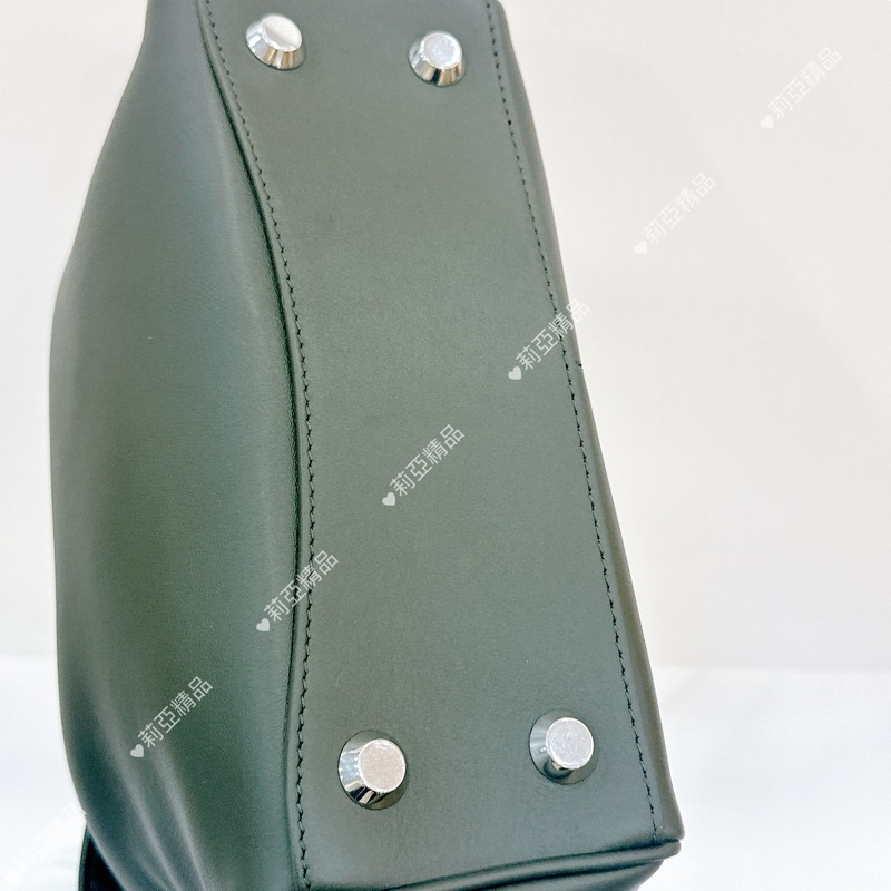 莉亞精品♡ BALENCIAGA Rodeo 灰綠色 二手美包-8