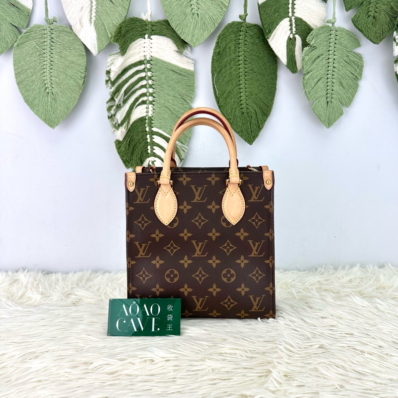 LV Sac Plat BB Tote bag 晶片款 手提單肩斜肩包-4