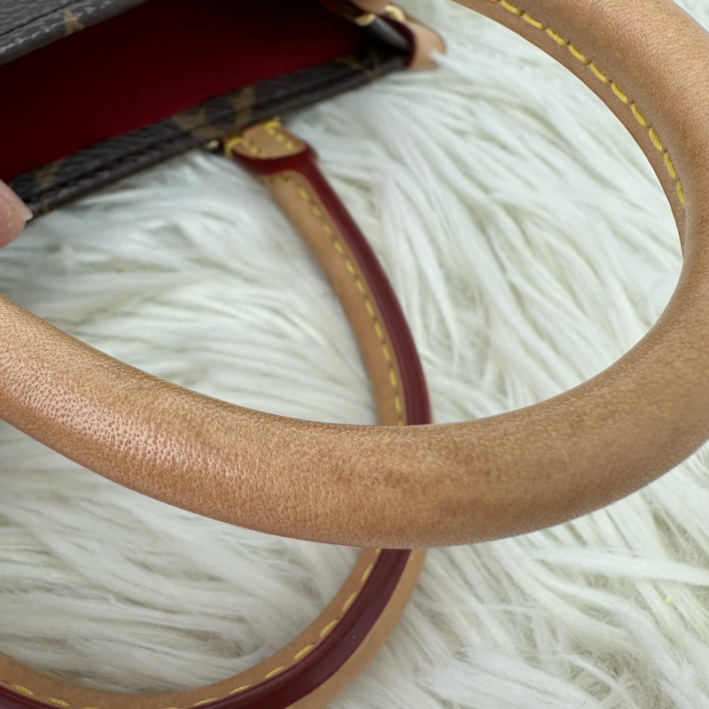 LV Sac Plat BB Tote bag 晶片款 手提單肩斜肩包-14