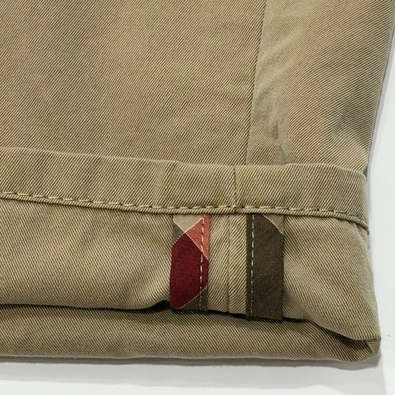 Burberry 倫敦 皮革腰帶扣環休閒褲-3