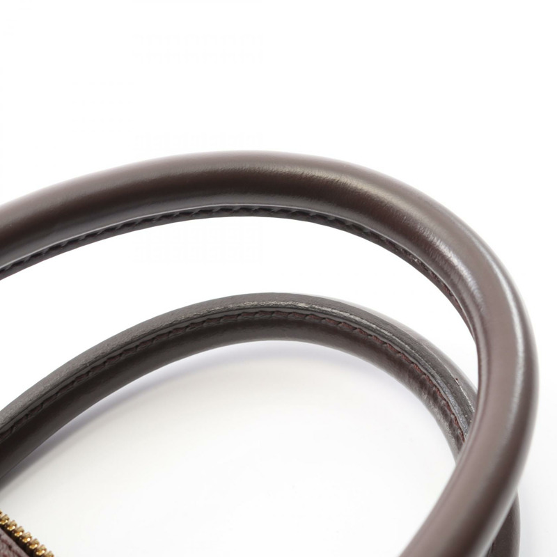 路易威登 Triana 手提包 N51155 Damier 帆布皮革 棕色 Ebene 二手女式-5