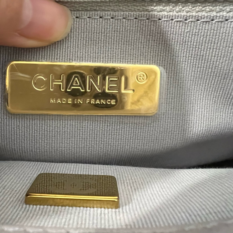 ෆ Chanel 19bag 高級奶奶灰🩶-16
