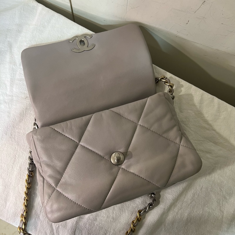 ෆ Chanel 19bag 高級奶奶灰🩶-19