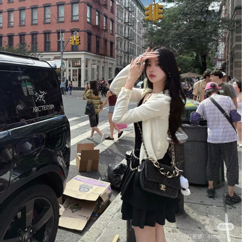 ෆ Chanel 22C 粗鍊Cf鏈條包🖤🈶購證-1