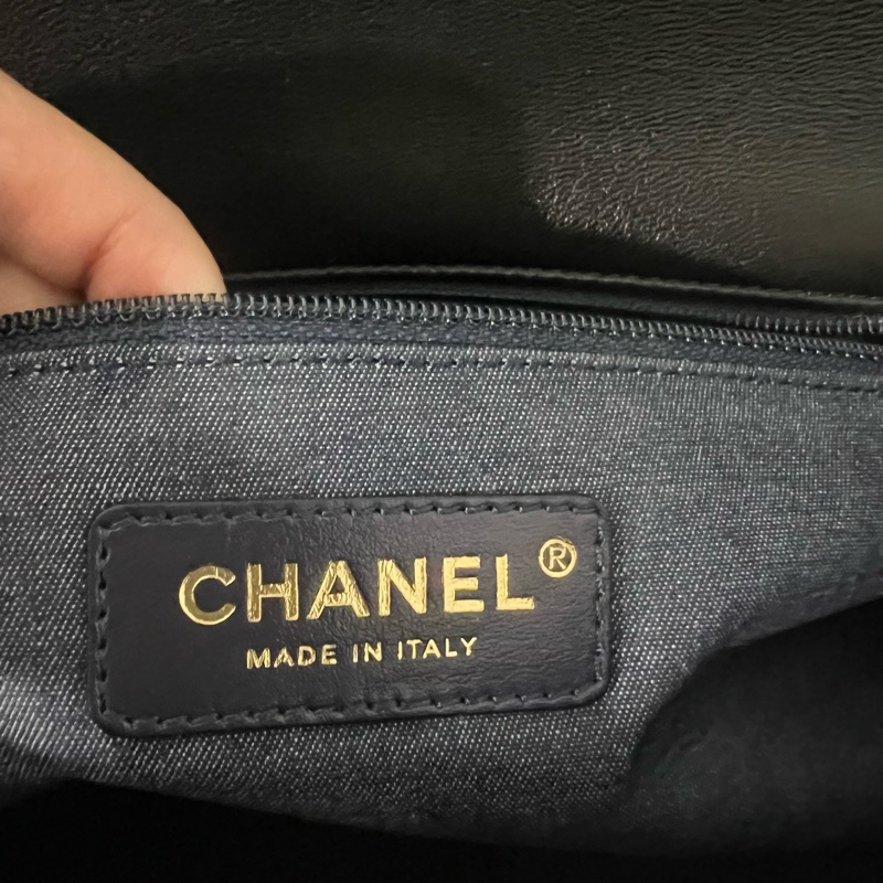 ෆ Chanel 22C 粗鍊Cf鏈條包🖤🈶購證-20