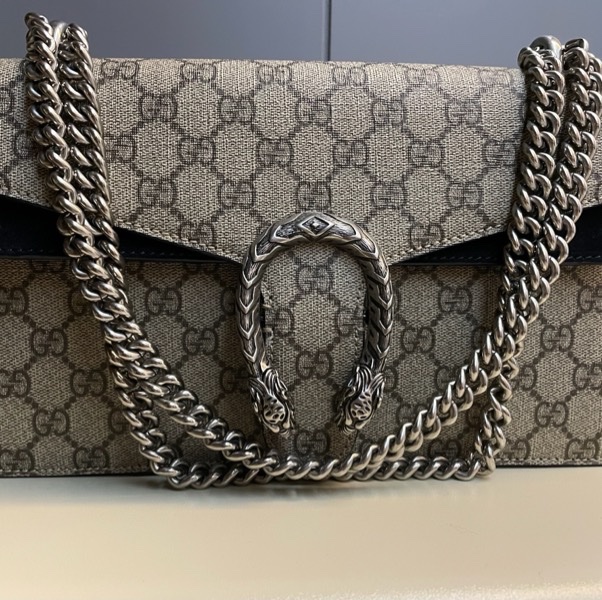 Gucci黑色中號酒神 28公分-0