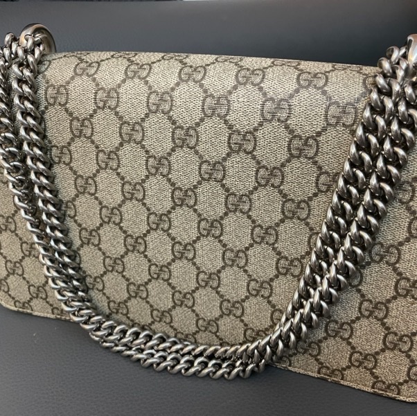 Gucci黑色中號酒神 28公分-1