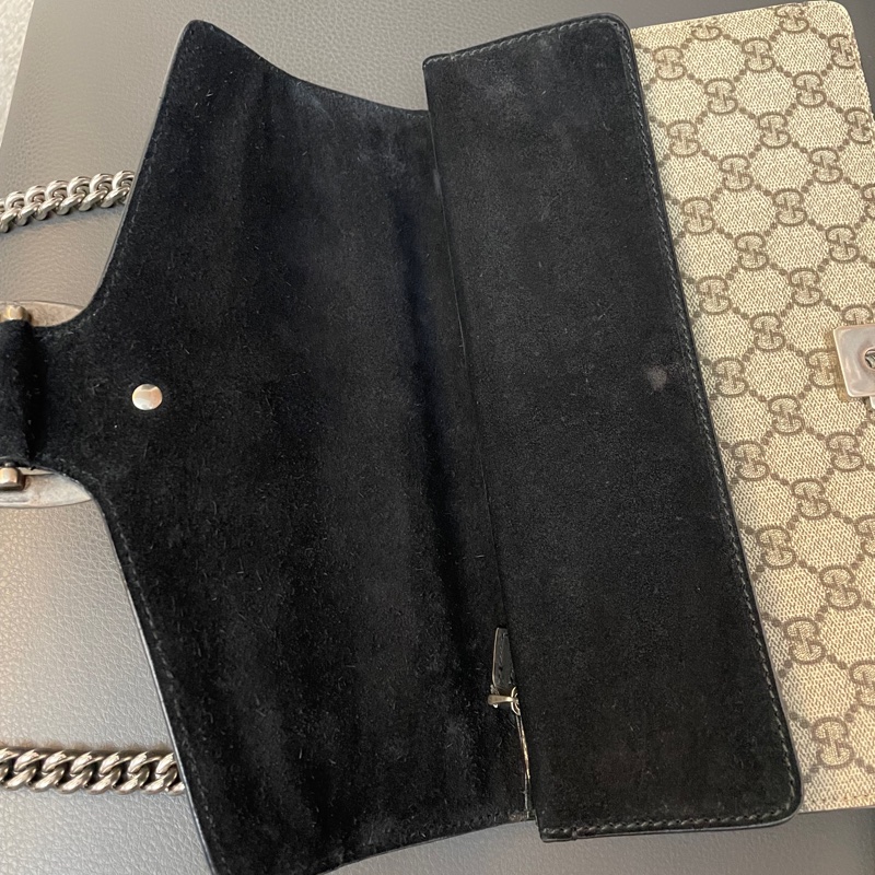 Gucci黑色中號酒神 28公分-7