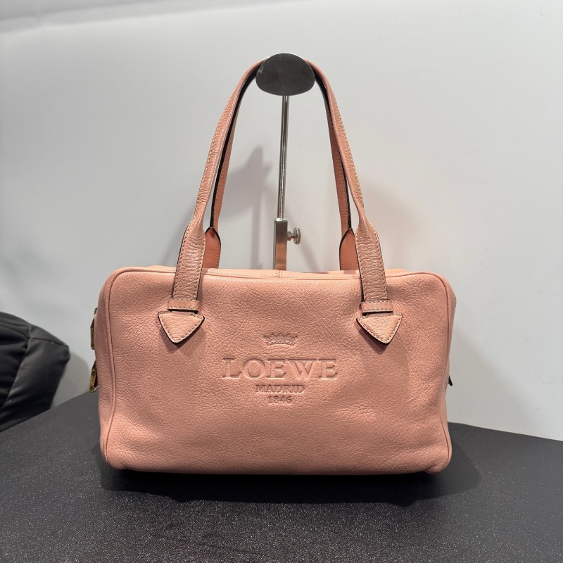 Loewe 粉色波士頓小號手提包-0