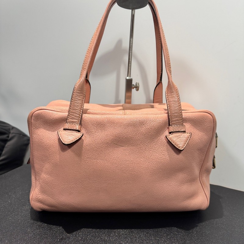Loewe 粉色波士頓小號手提包-1