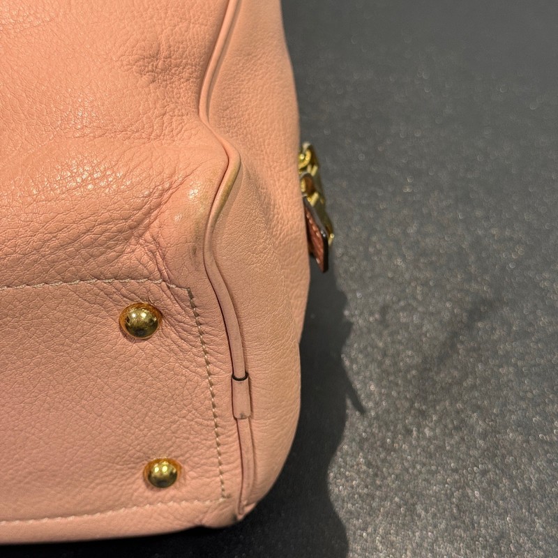 Loewe 粉色波士頓小號手提包-10