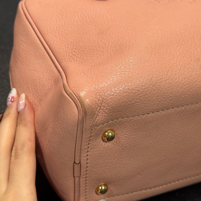 Loewe 粉色波士頓小號手提包-11