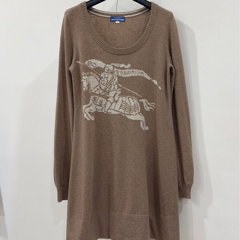 Burberry 藍標 大戰馬羊毛洋裝-0