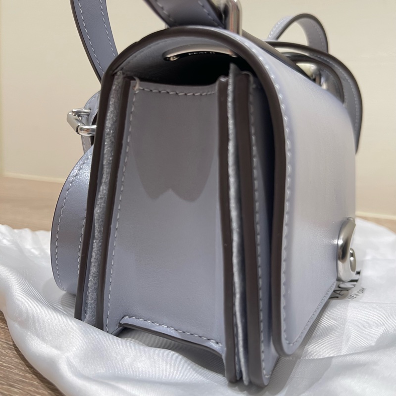 COACH 專櫃款 Bandit mini crossbody bag 灰藍色-6