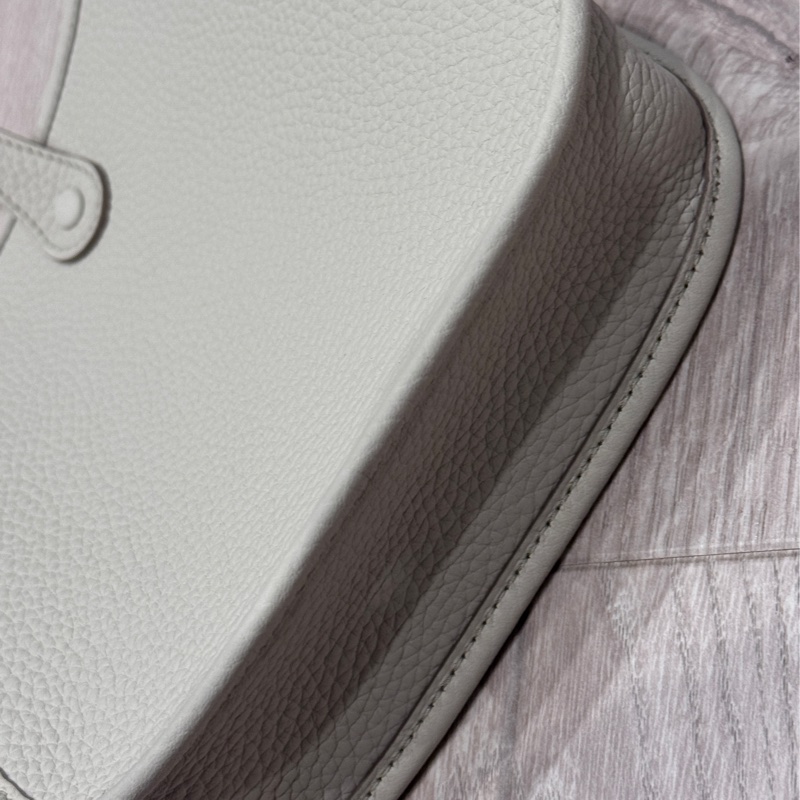 Hermes 愛馬仕 全新冰川白 Mini Evelyne-7