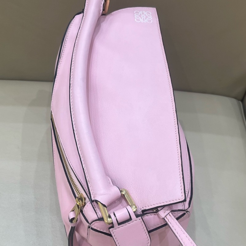 Loewe粉色中號puzzle手提包肩背包-8