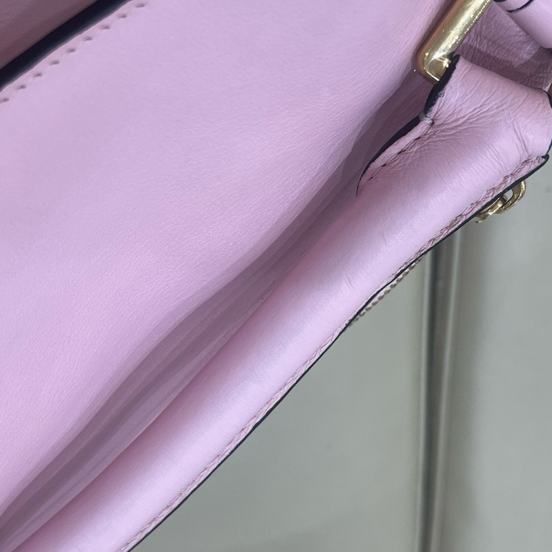 Loewe粉色中號puzzle手提包肩背包-22