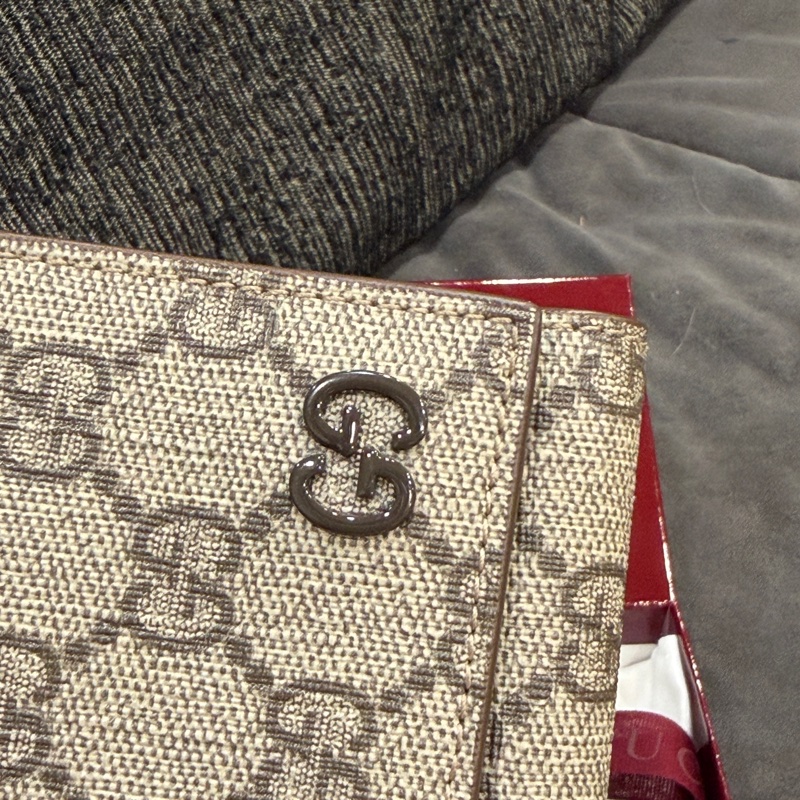 #近新閒置 #全配🉑送禮 Gucci新款老花三折短夾 #全網最低💰-8