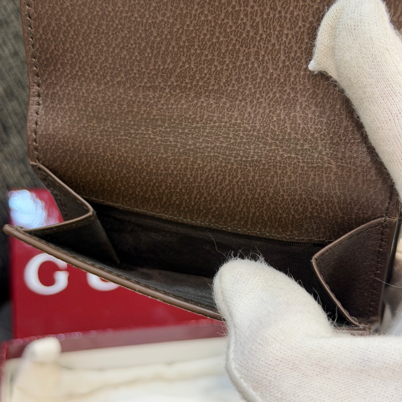 #近新閒置 #全配🉑送禮 Gucci新款老花三折短夾 #全網最低💰-13