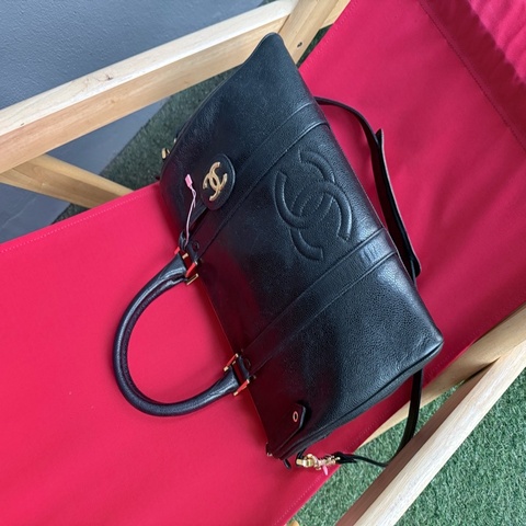 Chanel vintage 老香旅行波士頓包