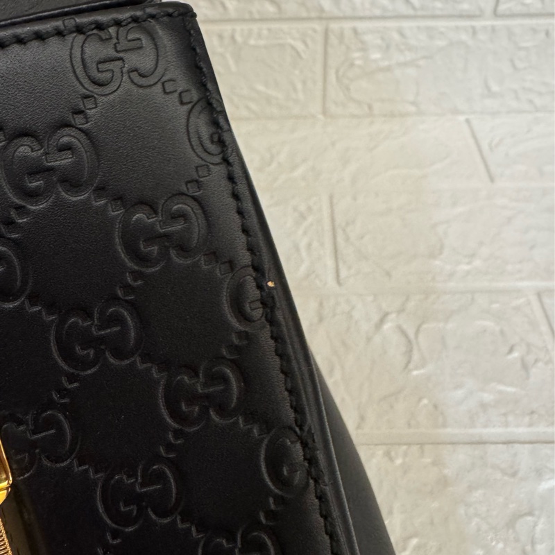 Gucci黑壓紋mini後背包-20