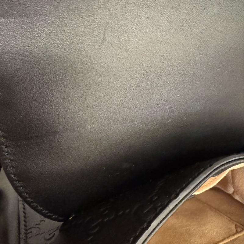 Gucci黑壓紋mini後背包-28