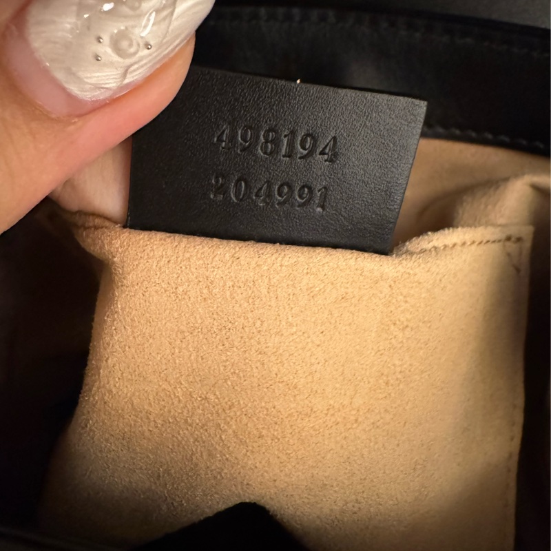 Gucci黑壓紋mini後背包-41