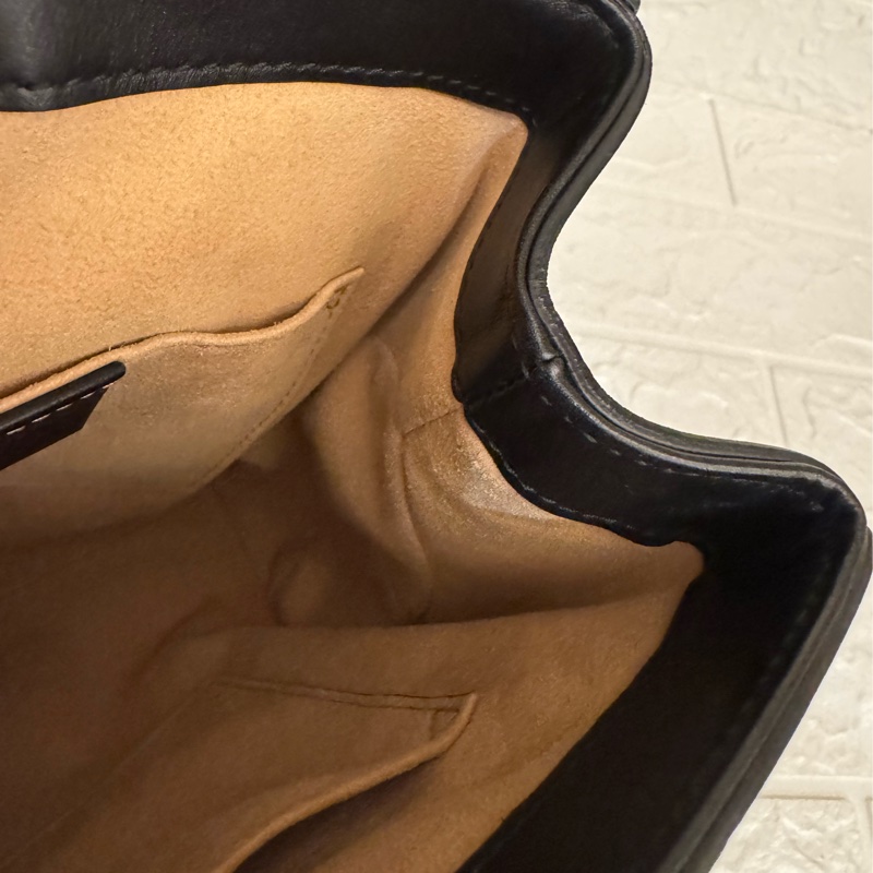 Gucci黑壓紋mini後背包-43