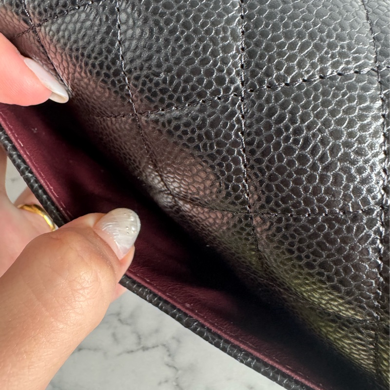 Chanel黑荔枝金雙C coco23大全配-11