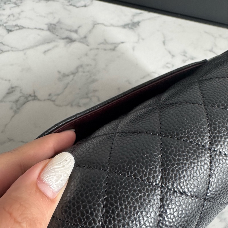 Chanel黑荔枝金雙C coco23大全配-12