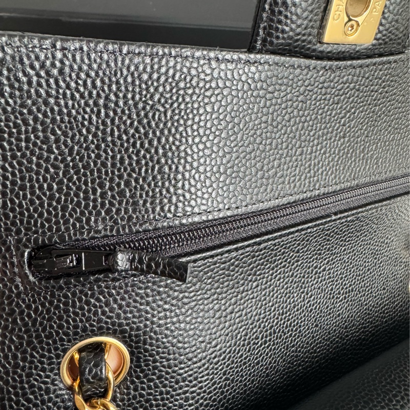 Chanel黑荔枝金雙C coco23大全配-19