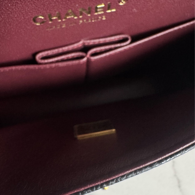 Chanel黑荔枝金雙C coco23大全配-28