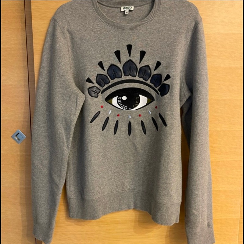 kenzo 灰色中性棉T恤-0