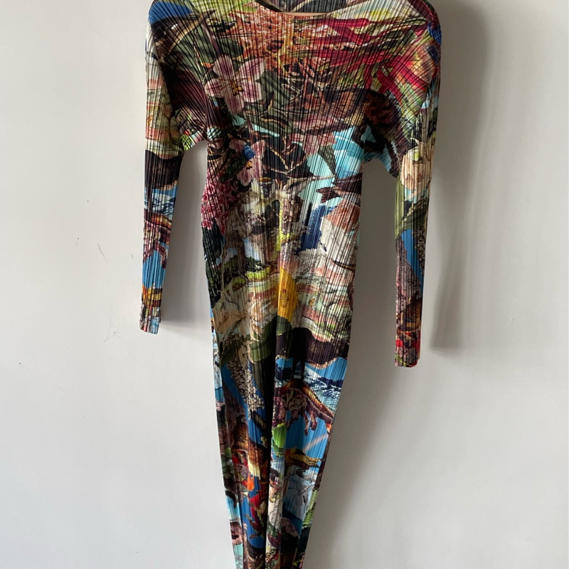 ▪️富貴選物FUGUEI▪️ 三宅一生PP 叢林歐若拉長洋裝-1