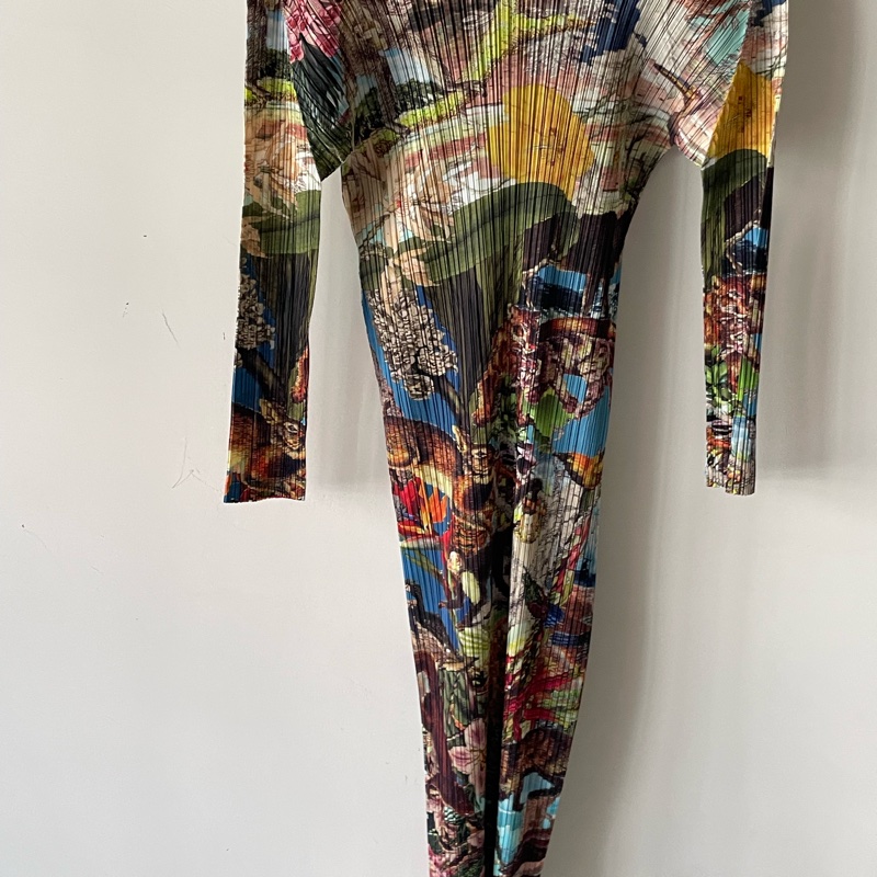 ▪️富貴選物FUGUEI▪️ 三宅一生PP 叢林歐若拉長洋裝-9