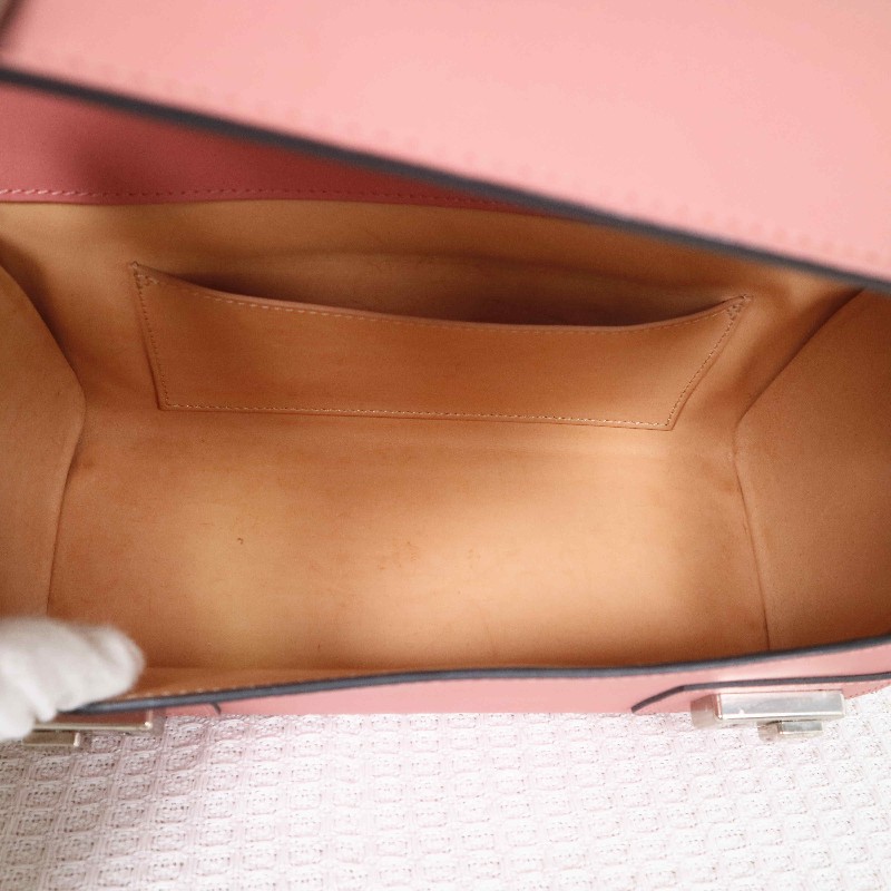 Moynat Cabotin 醫生包奶昔粉BOX小牛皮-7