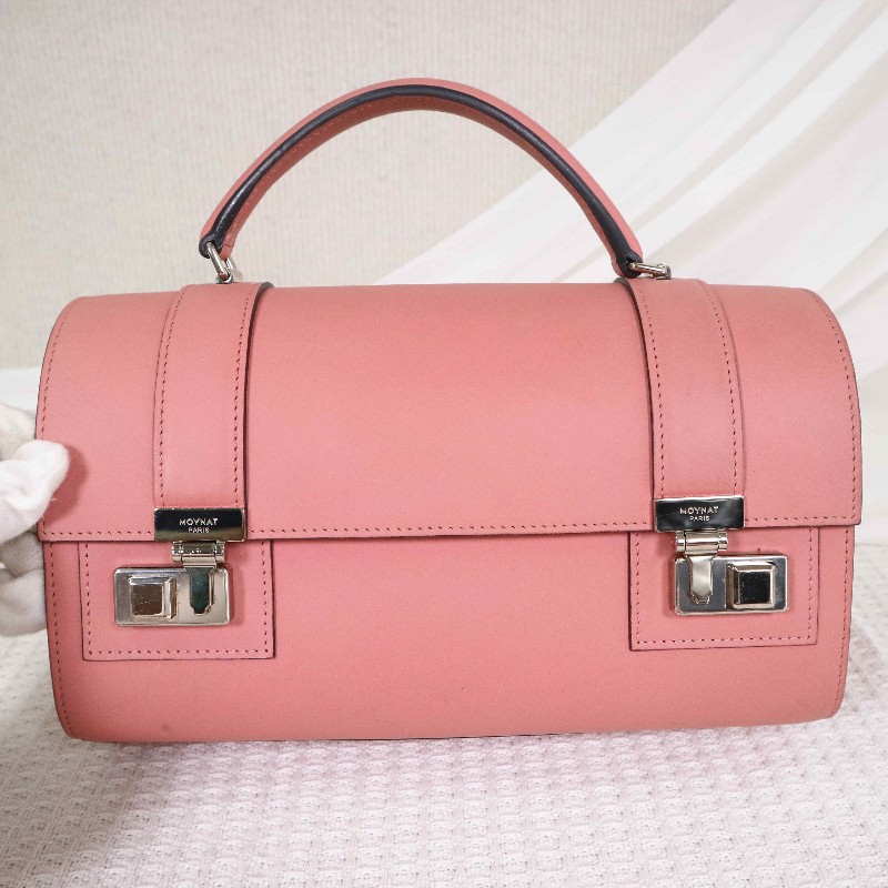 Moynat Cabotin 醫生包奶昔粉BOX小牛皮-10