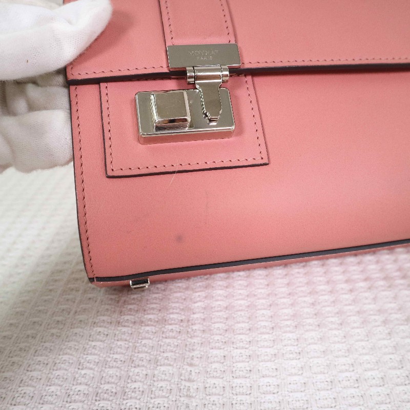 Moynat Cabotin 醫生包奶昔粉BOX小牛皮-14