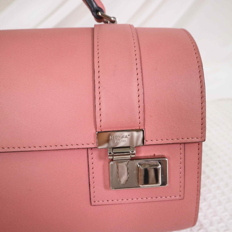 Moynat Cabotin 醫生包奶昔粉BOX小牛皮-15