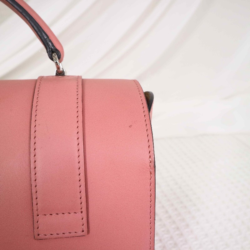 Moynat Cabotin 醫生包奶昔粉BOX小牛皮-18