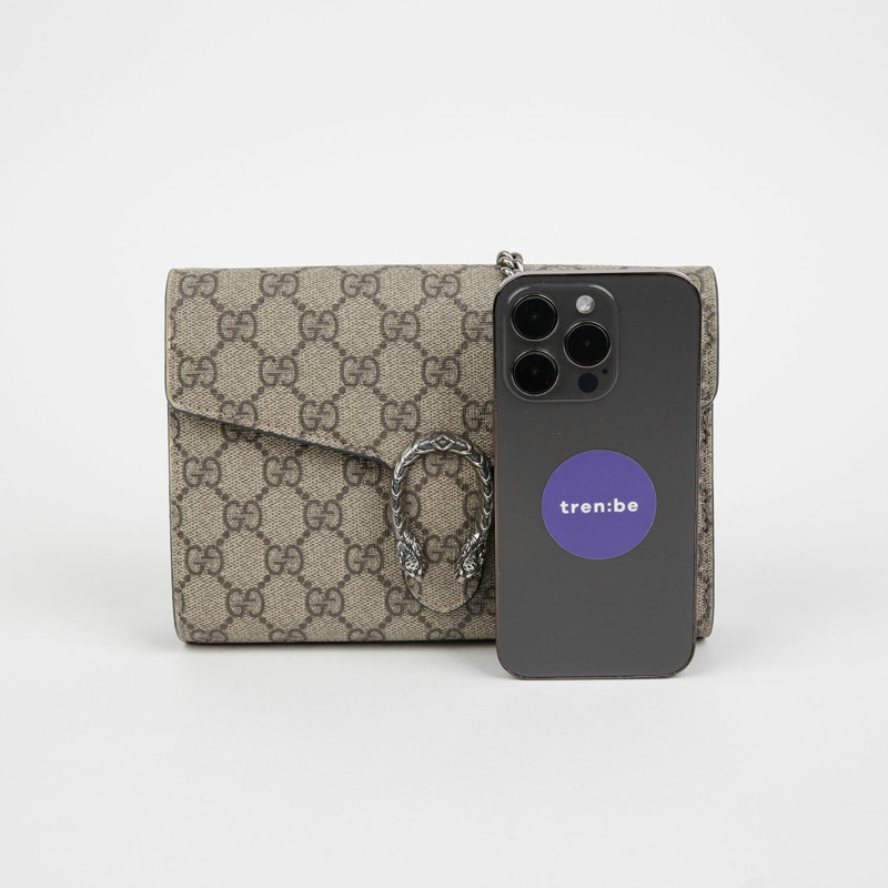 GUCCI 狄俄尼索斯鏈條錢包斜背包 401231-10