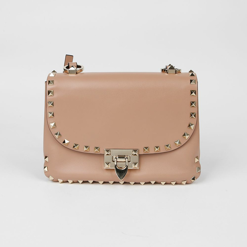VALENTINO 鉚釘肩斜背包 2B0F12-1