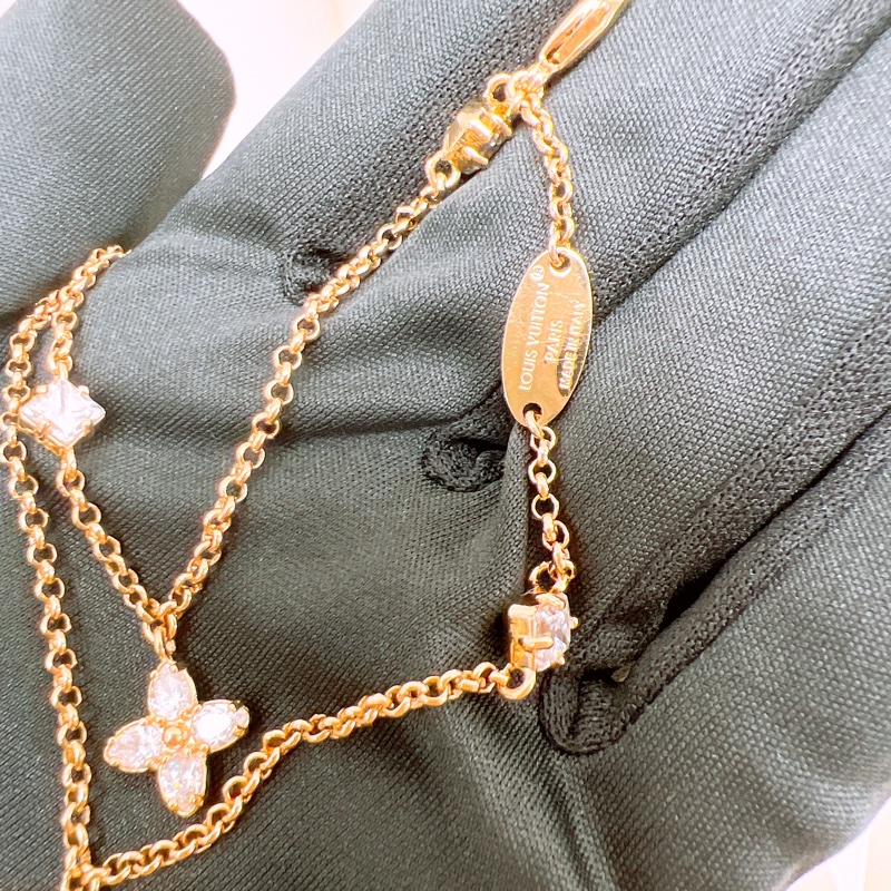 Lv lady 水鑽雙圈手鏈-2