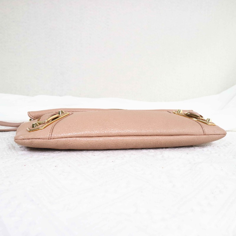 Balenciaga  Envelope 信封包 奶茶色 有肩帶-3
