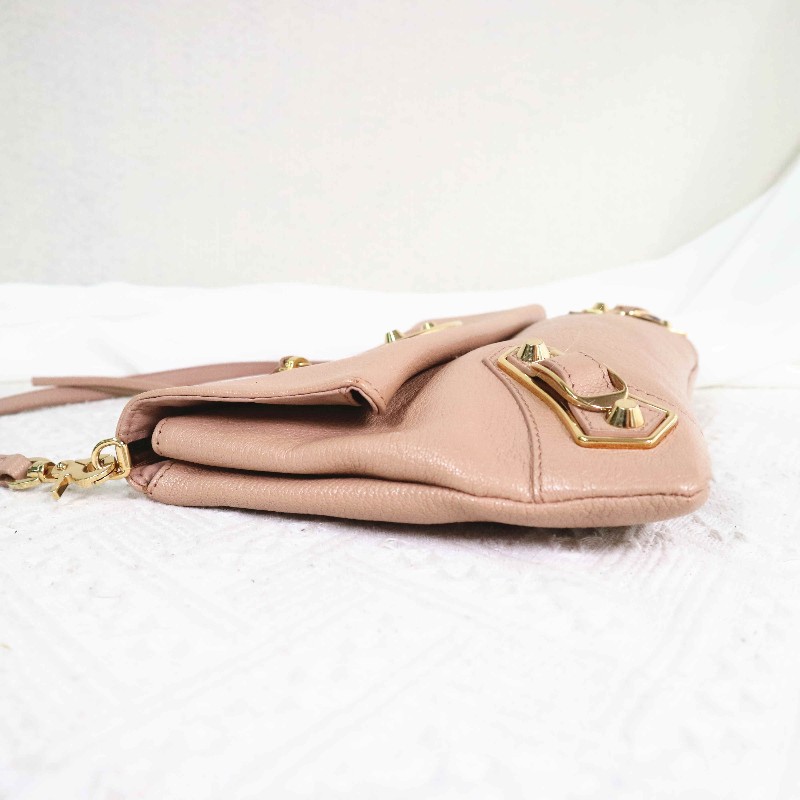 Balenciaga  Envelope 信封包 奶茶色 有肩帶-4
