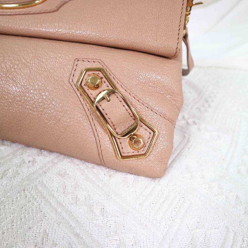 Balenciaga  Envelope 信封包 奶茶色 有肩帶-8