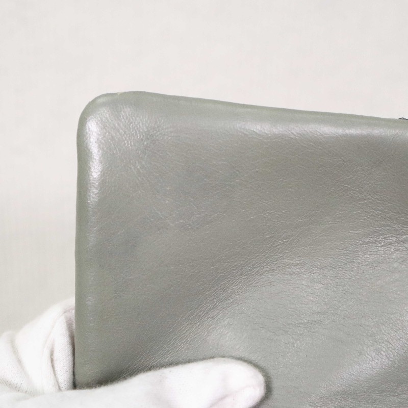 CHANEL  2.55系列 鏈條包 灰綠色-19