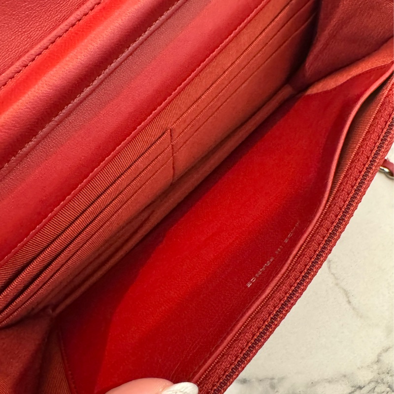 chanel紅菱格銀雙C woc  價格甜到不行✨✨-28